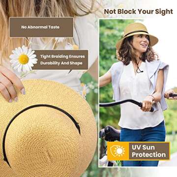 Stylish Sun Hat for Women with UV Protection and Brim