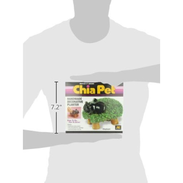 Chia Pet Elephant with Seed Pack, Decorative Pottery Planter, Easy to Do and Fun to Grow, Novelty Gift, Perfect for Any Occasion