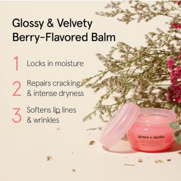 Grace & Stella Lip Plumper Berry Lip Mask for Hydration