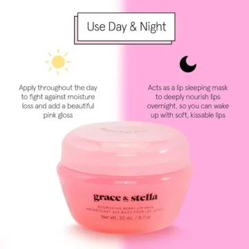 Grace & Stella Lip Plumper Berry Lip Mask for Hydration