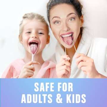 Mouthology Tongue Scraper for Adults (Variety Pack), Reduce Bad Breath, Metal Tongue Scraper, Tongue Cleaner, Tongue Scraper, Stainless Steel Tongue Scraper, Tongue Cleaner for Adults