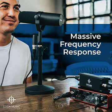 Coda MB-1 Mic Preamp - 48V Power & 25dB Gain Booster