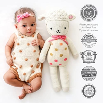 Lucy The Lamb Hand-Knit Doll Fair Trade Heirloom Quality