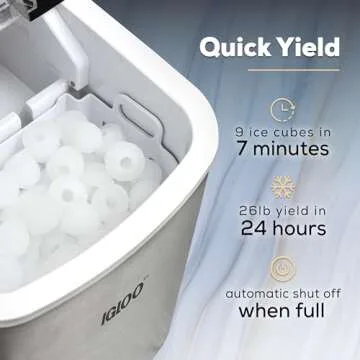 Igloo Self-Cleaning Portable Countertop Ice Maker