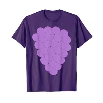 Grapes Halloween Costume T-Shirt - Fruit Group