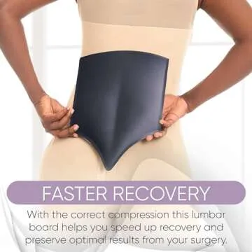 Lipo Express Lumbar Molder Back Board Liposuction BBL Post Surgery Supplies - Tabla Moldeadora de Espalda Post Cirugia