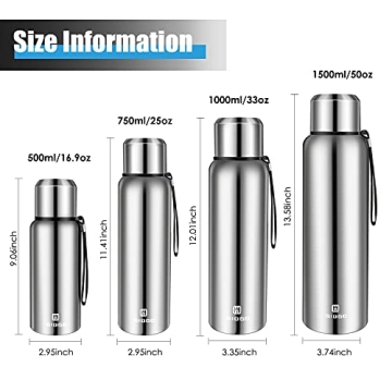 Stylish Insulated Thermos Bottle for Hot & Cold Drinks