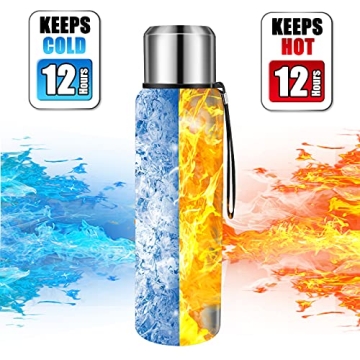 Stylish Insulated Thermos Bottle for Hot & Cold Drinks