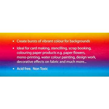 PanPastel Brusho Color Craft Spritzer Set – 6 Vibrant Jars