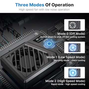 ULANZI Camera Cooling Fan Adjustable for Overheating Relief