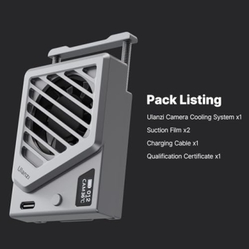 ULANZI Camera Cooling Fan Adjustable for Overheating Relief