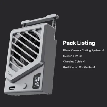 ULANZI Camera Cooling Fan Adjustable for Overheating Relief