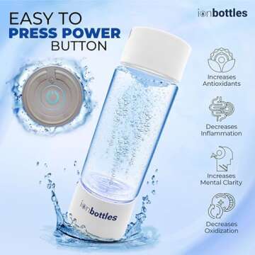 ionBottles Pro Hydrogen Water Bottle for Health & Hydration