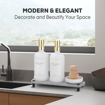 NEECZS Kitchen Soap Dispenser Set for a Stylish Home