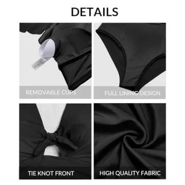 Yonique Women’s Plus Size Bikini Set for Stylish Comfort