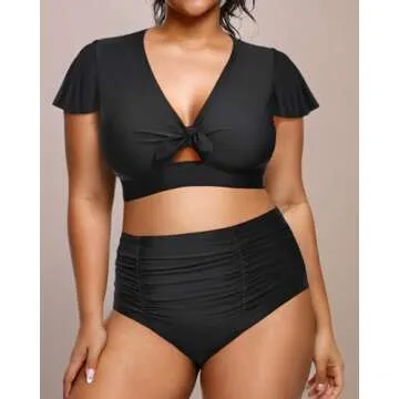 Yonique Women’s Plus Size Bikini Set for Stylish Comfort