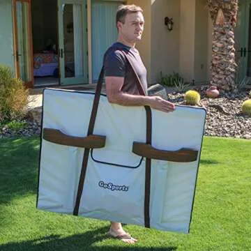 Giant Dark Wood Stain 4 in a Row Game for All Ages