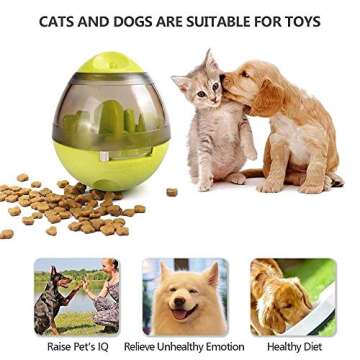 Interactive Treat Dispenser Ball for Dogs & Cats - UEETEK