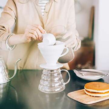 Hario V60 "Clear" Glass Range Server, 800ml