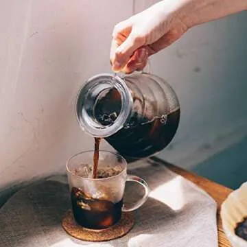 Hario V60 "Clear" Glass Range Server, 800ml