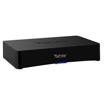 Tablo Quad Over-The-Air [OTA] Digital Video Recorder [DVR] - with WiFi, Live TV Streaming, Black