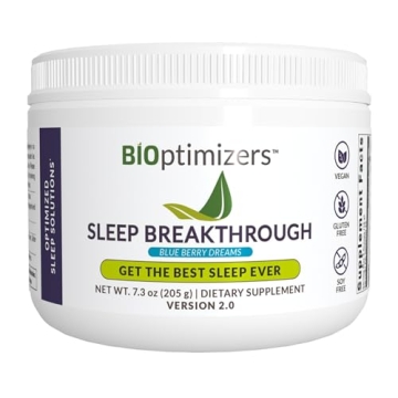 BiOptimizers Sleep Breakthrough 2.0 – Natural Support Supplement for Better Sleep