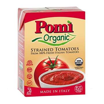 Pomi Organic Strained Tomatoes 26.46 oz. (Pack of 2)