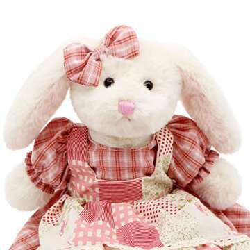 Oits Cute Soft Stuffed Bunny Rabbit Plush Toy for Kids