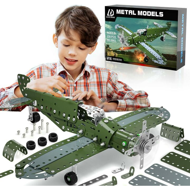 Lucky Doug Model Airplane Building Set - 258 Pieces