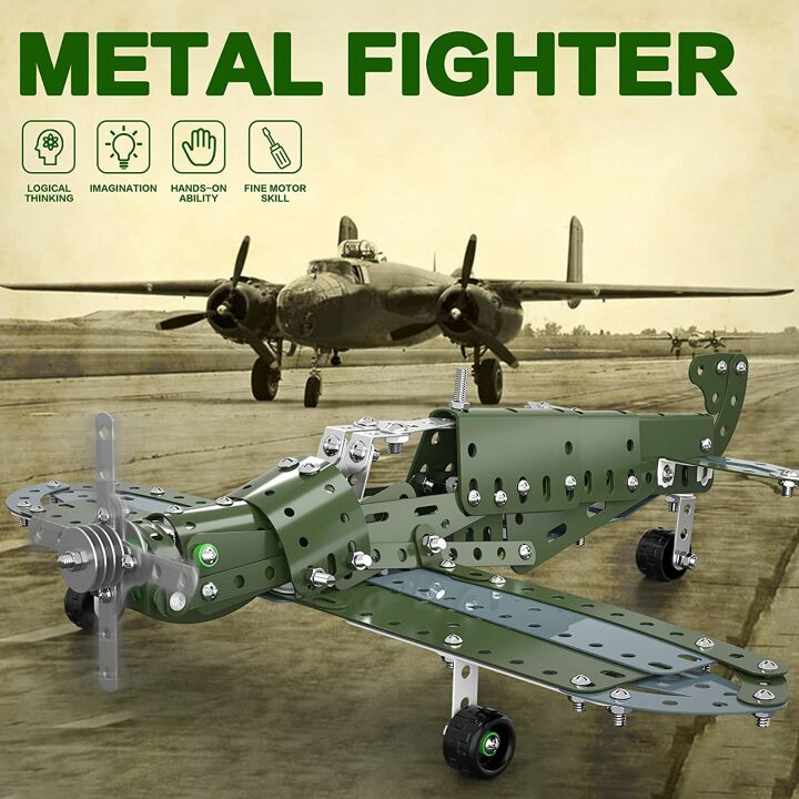 Lucky Doug Model Airplane Building Set - 258 Pieces