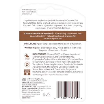 Palmer's Coconut Oil Lip Balm Duo for Hydrated Lips