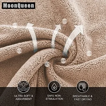 MOONQUEEN Ultra Soft Washcloths Set of 24 for All Uses
