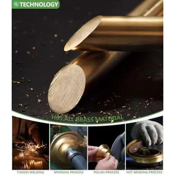 iYoee Vintage Sconces with Adjustable Brass Wall Lighting