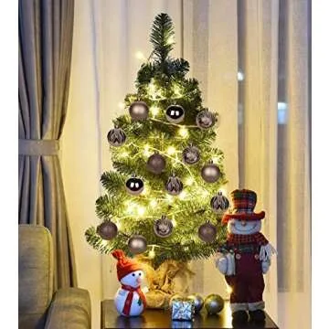 Shatterproof Brown Christmas Ball Ornaments Set of 30