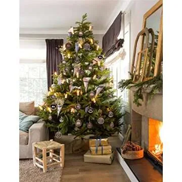 Shatterproof Brown Christmas Ball Ornaments Set of 30