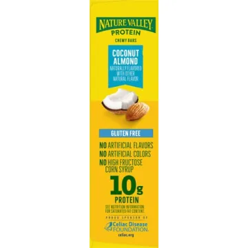 Coconut Almond Protein Granola Bars – 5 Count