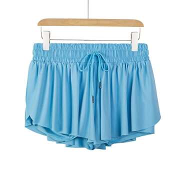 Cute Flowy Athletic Shorts for Women with Pockets