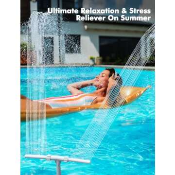 Dual Spray Fountain for Inground and Above Ground Pools