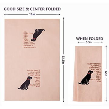 Funny Dog Kitchen Towels for Dog Lovers and Owners