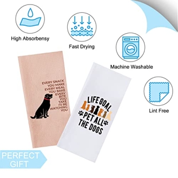 Funny Dog Kitchen Towels for Dog Lovers and Owners