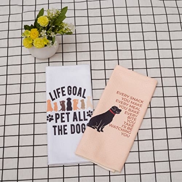 Funny Dog Kitchen Towels for Dog Lovers and Owners