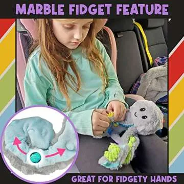 MEAVIA Mini Sensory Octopus Plush - Fidget Toy for Kids