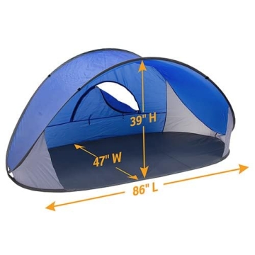 Pop-Up Beach Tent Sun Shade Portable Family Shelter