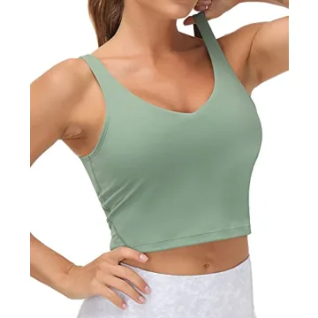 Women’s Longline Sports Bra for Yoga and Gym Comfort
