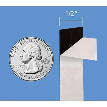 Hygloss Magnetic Tape Self-Adhesive 1/2 x 300 inches