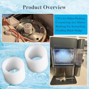 2 Pcs Ice Maker Bushing for GE Opal Nugget Ice Makers 1.0 & 2.0, Countertop Ice Maker Auger Bushing ...