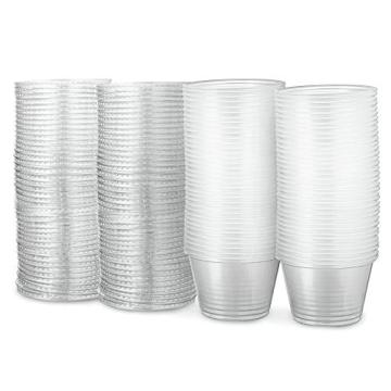 Plastimade Clear 4 oz Disposable Portion Cups with Lids