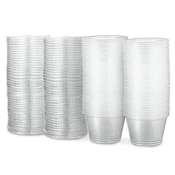 Plastimade Clear 4 oz Disposable Portion Cups with Lids