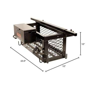 MAXXTUFF Heavy-Duty ROPSRIDER XHD Tractor Basket, Fits Most Tractor and Zero Turn Mower ROPS Bars, Model MTF100