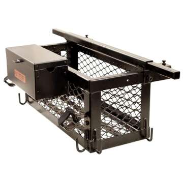 MAXXTUFF Heavy-Duty ROPSRIDER XHD Tractor Basket, Fits Most Tractor and Zero Turn Mower ROPS Bars, Model MTF100